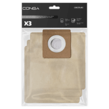 Pack de 3 bolsas para aspirador de trineo Conga PowerBag 4000 XL